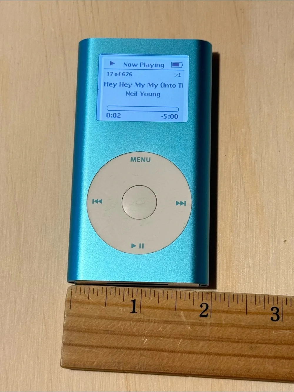iPod Mini 1st Gen Model:A1051 6GB Blue Tested Good w/676 Song Read Info Below!!